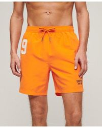 Superdry - Recycled Polo 17-inch Swim Shorts - Lyst