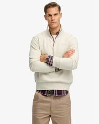 Superdry - & Co Essential Logo Half Zip Sweatshirt - Lyst