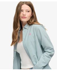Superdry - & Co Slim Oxford Button Down Long Sleeve Shirt - Lyst