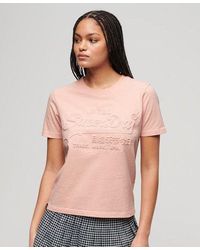 Superdry - Embossed Relaxed T-shirt - Lyst
