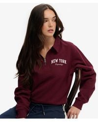 Superdry - Athletic Essentials Collared Half Zip - Lyst