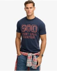 Superdry - Vintage Prep Relaxed T-Shirt - Lyst