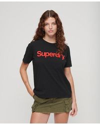 Superdry - Neon Core-t-shirt Met Logo - Lyst