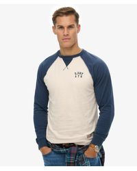 Superdry - & Co Vintage Athletic Baseball Top - Lyst