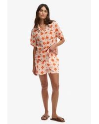 Superdry - Cotton Printed Beach Shorts - Lyst