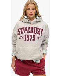 Superdry - Athletic Essentials Relaxed Hoodie - Lyst