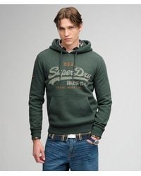 Superdry - & Co Vintage Logo Heritage Relaxed Hoodie - Lyst