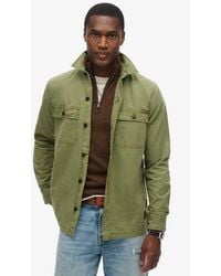 Superdry - Military Overhemd Met Lange Mouwen - Lyst