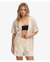 Superdry - & Co Lace Patchwork Beach Resort Shirt - Lyst