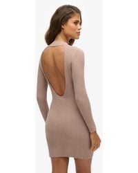 Superdry - & Co Backless Bodycon Mini Dress - Lyst
