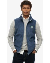 Superdry - Active Fleece Gilet - Lyst