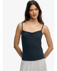 Superdry - & Co Athletic Essentials Gathered Cami Top - Lyst