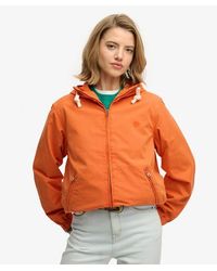 Superdry - & Co Hooded Washed Twill Jacket - Lyst