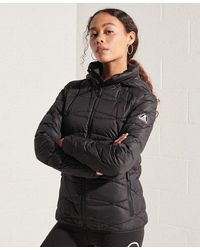 superdry contact down stretch jacket