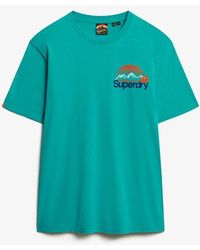 Superdry - & Co Core Logo Great Outdoors Chest T-shirt - Lyst