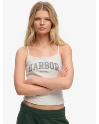 Superdry - & Co Athletic Essentials Graphic Print Cami Top - Lyst