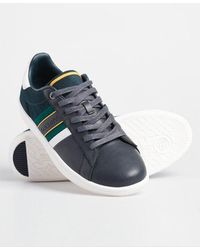 Superdry - Sleek Tennis Core Trainers Dark - Lyst