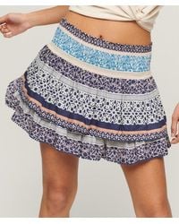 Superdry - Vintage Tiered Mini Skirt - Lyst