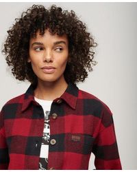 Superdry - Check Flannel Overshirt - Lyst