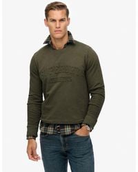 Superdry - & Co Athletic Embossed Sweatshirt - Lyst