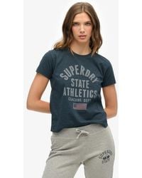 Superdry - Athletic Graphic Fitted T-Shirt - Lyst
