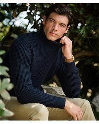 Superdry - & Co The Merchant Store - Textured Roll Neck Jumper - Lyst