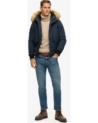 Superdry - & Co Everest Hooded Puffer Bomber Jacket - Lyst
