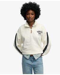 Superdry - & Co Country Club Appliqué Half Zip - Lyst