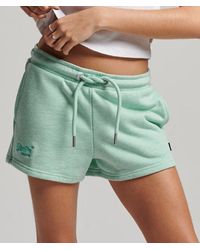 Superdry - & Co Vintage Logo Embroidered Jersey Shorts - Lyst