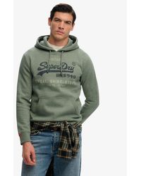 Superdry - & Co Vintage Logo Heritage Relaxed Hoodie - Lyst