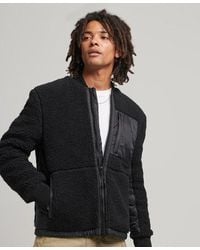 Superdry - Sherpa Zip Through Jacket - Lyst