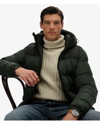 Superdry - Homme Doudoune À Capuche Colourblock Taille - Lyst
