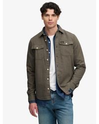 Superdry - Herringbone Workwear Shirt - Lyst