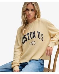 Superdry - & Co Athletic Essential Graphic Long Sleeve Top - Lyst