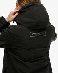 Superdry - Lange Shell Parka Met Capuchon - Lyst