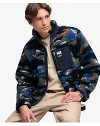 Superdry - & Co Terrain Fleece Zip Through - Lyst