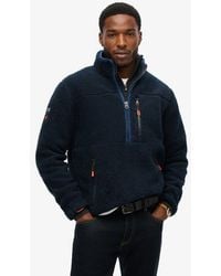 Superdry - & Co Outdoor Half Zip Sherpa Fleece - Lyst