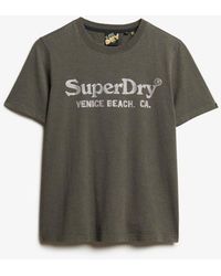 Superdry - & Co Metallic Venue Relaxed T-shirt - Lyst