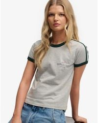 Superdry - Athletic Essentials Graphic Ringer T-shirt - Lyst