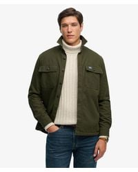 Superdry - & Co Vintage Borg Lined Miller Overshirt - Lyst