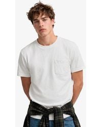 Superdry - & Co Classic Cotton Linen Pocket T-shirt - Lyst