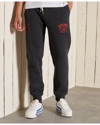 Superdry - Track & Field Joggers Dark Charcoal Marl - Lyst