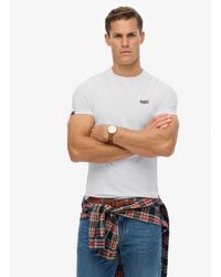 Superdry - & Co Essential Contrast Embroidered T-shirt - Lyst
