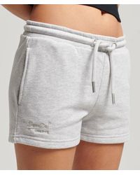 Superdry - & Co Vintage Logo Embroidered Jersey Shorts - Lyst