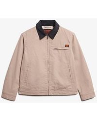 Superdry - Cord Collar Barn Jacket - Lyst