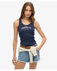 Superdry - Athletic Essentials Graphic Vest Top - Lyst