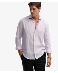Superdry - & Co Riviera Long Sleeve Linen Shirt - Lyst