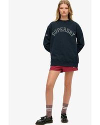 Superdry - & Co Athletic Essentials Slouchy Crew Sweatshirt - Lyst
