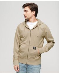 Superdry - Loose Fit Contrast Stitch Relaxed Zip Hoodie - Lyst