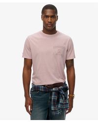 Superdry - & Co Athletic Embossed Relaxed T-shirt - Lyst